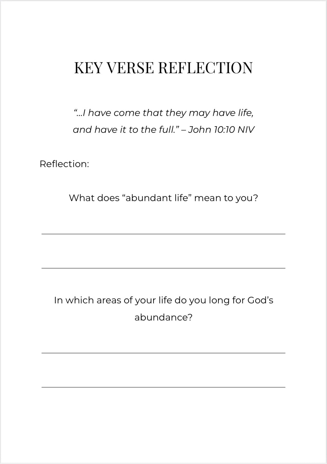 Abundance Journal