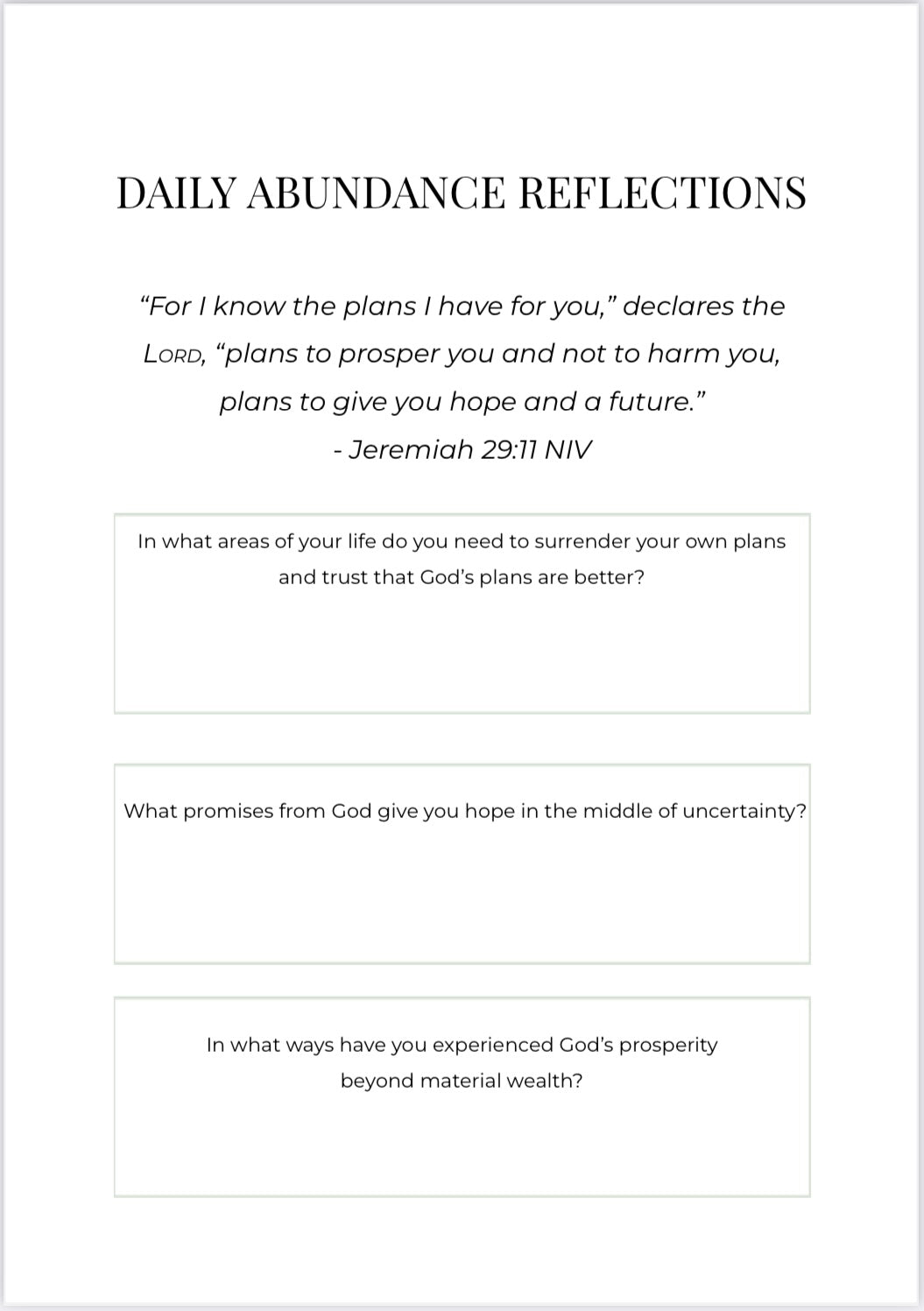 Abundance Journal